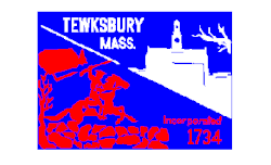 Flag of Tewksbury, Massachusetts